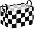 Storage Bin for Shelves Rectangle Closet Baskets Foldable Box with Handles, Gray Storage Bins, Storage Boxes for Home Office Car Dormroom