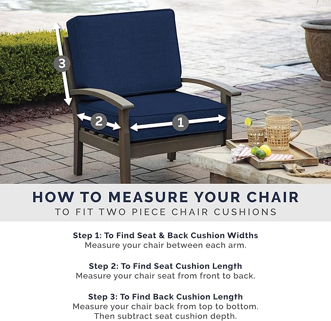 Arden Selections Outdoor Dining Chair Cushion 20 x 20, Lemon Yellow Leala