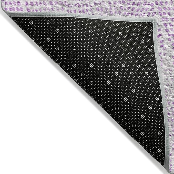 Addison Rugs Chantille ACN591 Purple 3' x 5' Indoor Outdoor Area Rug, Easy Clean, Machine Washable, Non Shedding, Bedroom, Living Room, Dining Room, Kitchen, Patio Rug