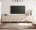 WAMPAT Farmhouse TV Stand for 85 inch TV