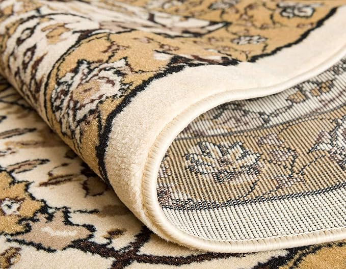 Unique Loom Espahan Collection Area Rug - Cape Cod (4' 1" x 6' 1" Rectangle, Ivory/ Beige)