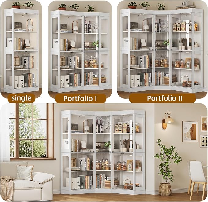 70.1" Large Corner Cabinet