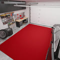 Ottomanson 6'6" x 22' Hallway Runner with Scraper Pile Extra Durable Non-Slip Rug Mat for Indoor & Outdoor Use - Ideal for Kitchen, Entryway, Patio & Garage - High-Traffic Carpet, Red