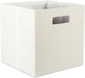 DII Poly-Cube Storage Collection Hard Sided, Collapsible Solid, Large, Off White