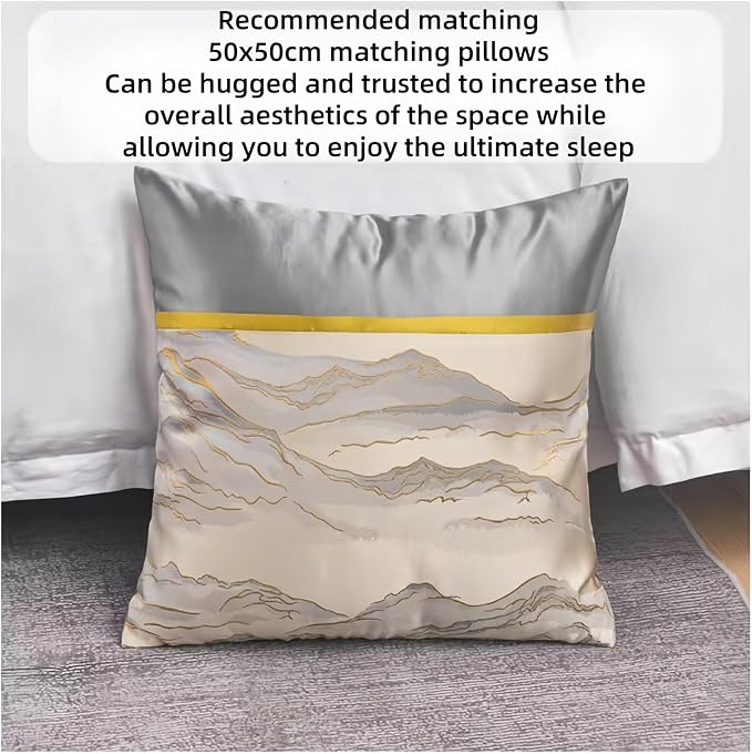Bed Runner for Guest Room，Luxury Bed Runner，Wedding Bed Runner，Embroidered Bed Runner，Breathable Washable，Hotel Decor，Bed Decorations ，for Home Hotel Decorations(G,50 * 240cm)