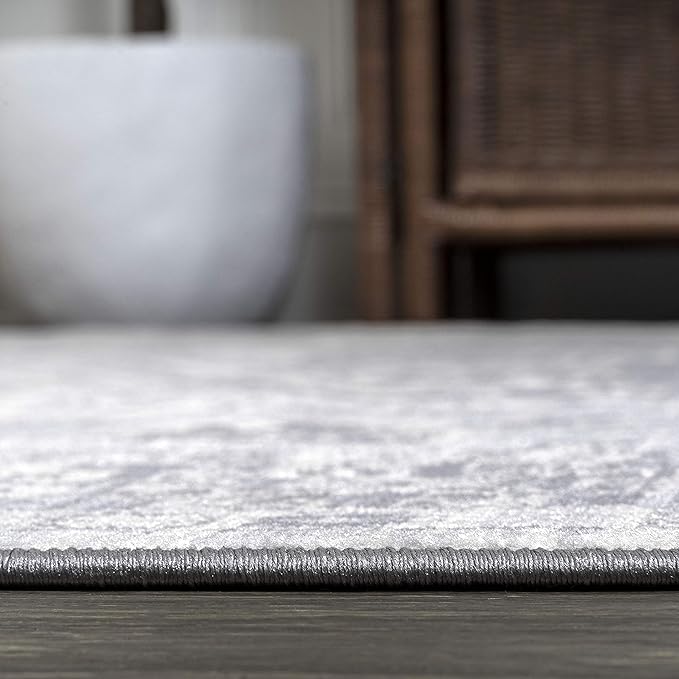 JONATHAN Y Modern Vintage Medallion Light Grey Runner Rug, 2x8, Country, Floral, Easy-Cleaning for Living Room, Bedroom, Kitchen, Pet Friendly, Non-Shedding (MDP108B-28)