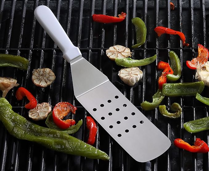New Star Foodservice 14.5 Inch Perforated Flexible Grill Turner