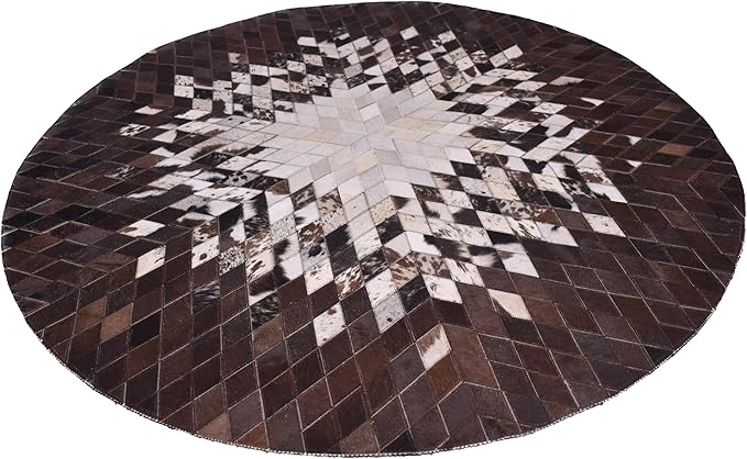 Round Area Rug – Soft and Durable Floor Mat for Living Room, Bedroom, or Entryway – Non-Slip Modern Carpet for Home Decor & Interior Styling(White 9X9)
