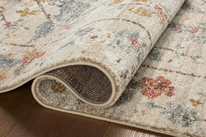 Loloi Rifle Paper Co. Laurel Collection LAU-05 Ivory 7'-10" x 10' Area Rug