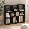 Furinno DALY Book Shelf, 8-Cube Bookshelf, Horizontal Cube Storage Organizer