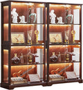 LELELINKY Farmhouse Display Cabinet Set of 2