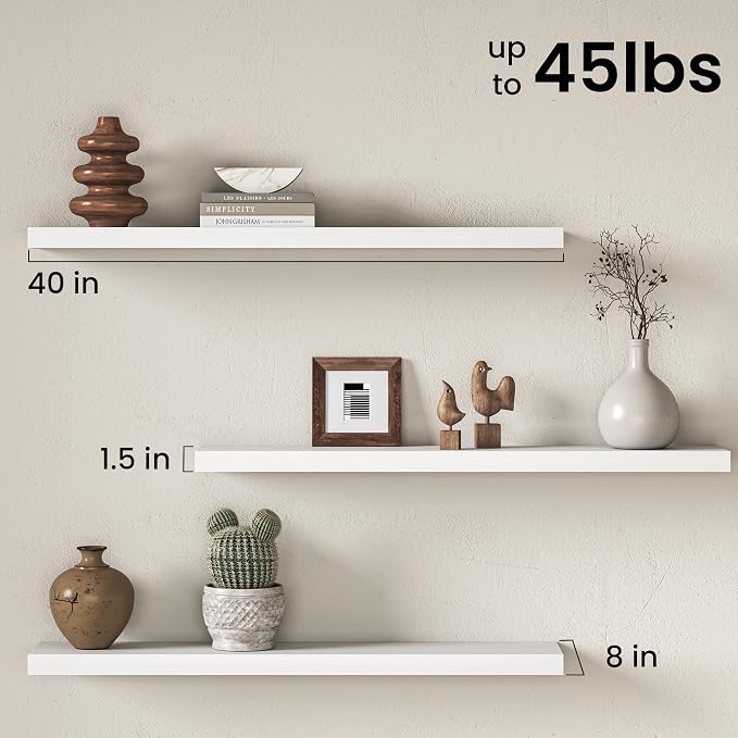 Fun Memories 40Inch Floating Shelves