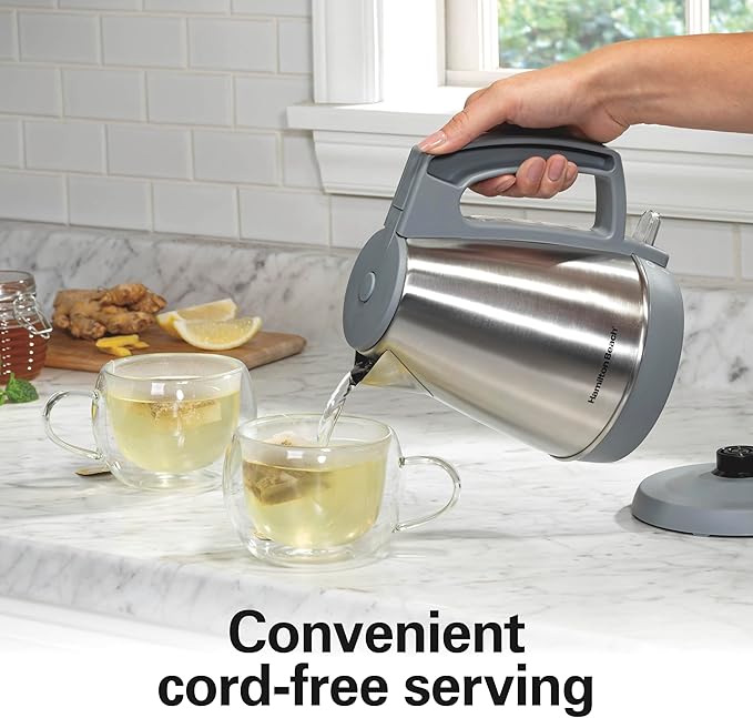 Hamilton Beach 1 Liter Electric Tea Kettle, Water Boiler & Heater