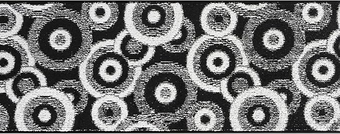Custom Size Long Black Hallway Runner Rug | Cut to Length 2'3" x 19' (Runner) | Non-Slip & Machine Washable | REMNAZ