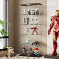 APRILSOUL Glass Display Cabinet 5-Shelf