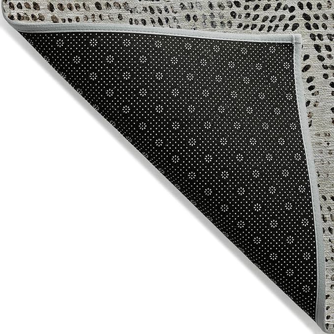 Addison Rugs Chantille ACN591 Gray 5' x 7'6" Indoor Outdoor Area Rug, Easy Clean, Machine Washable, Non Shedding, Bedroom, Living Room, Dining Room, Kitchen, Patio Rug