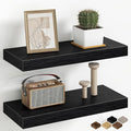 Fun Memories 16 Inch Floating Shelves Wall-Mounted, Engineered Wood Wall Shelves