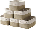 Small Storage Baskets for shelves,Fabric Storage Baskets for closet,rectangular Collapsible baskets for organizing clothes,books,gifts
