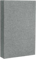 uxcell Decorative Books, 10.6 x 6.7 Linen Fake Books for Decoration Faux Decor Book for Modern Aesthetic Home Office Coffee Table Shelf Desktop Display, Dark Grey