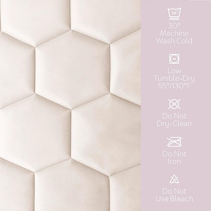 Hearth & Harbor 2 Pack Queen Size Quilted Fitted Mattress Pad Cover, 100% Waterproof Mattress Protectors, Deep Pocket Fitted Mattress Cover 8" - 21" (60" x 80", Beige Cream)