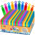 400 Pcs Mini Bubble Wands in 10 Colors, Bulk Party Favors for Kids, Themed Birthday, Christmas, New Year, Valentine, Carnival, School Classroom Prizes for Boys & Girls, Ideal Goodies Bags Stuffers