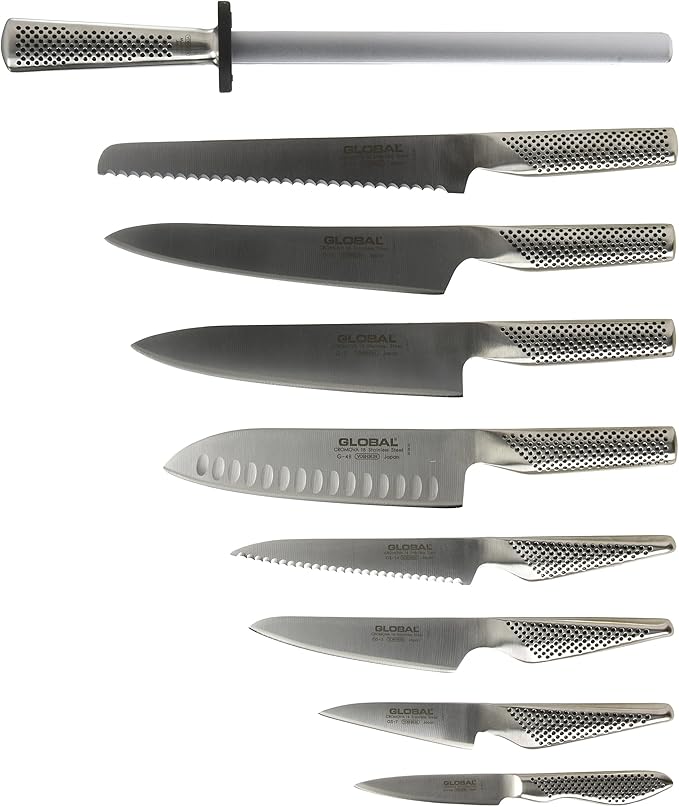 Global block-knife-sets, 1, Silver