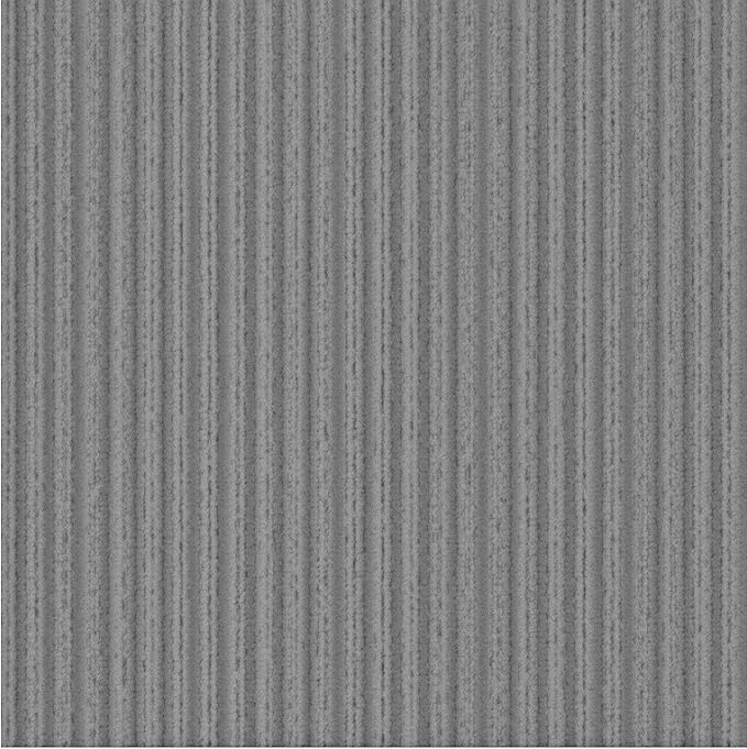 Ottomanson 2'7" x 53' Hallway Runner with Scraper Pile - Extra Durable Non-Slip Rug Mat for Indoor & Outdoor Use - Ideal for Kitchen, Entryway & Garage - High-Traffic Carpet, Gray