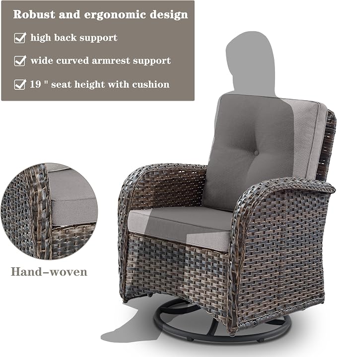Belord Small Conversation Sets Patio Funiture
