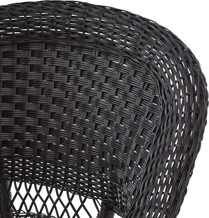 Jeco 3 Piece Rocker Wicker Chair Set