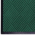 M+A Matting WaterHog Diamond | Commercial-Grade Entrance Mat with Rubber Border – Indoor/Outdoor and Quick Drying Door Mat (Evergreen, 3' x 8')