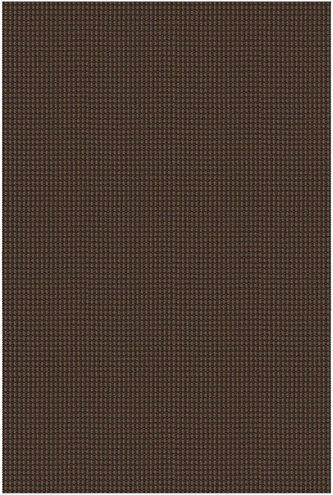 IOHOUZE Washable Area Rug 4x6 Non Slip Rubber Backed Woven Rugs for Entryway Indoor Bedroom Rugs Kitchen Rug Floor Throw Carpet for Entrance Front Door Living Room, Brown