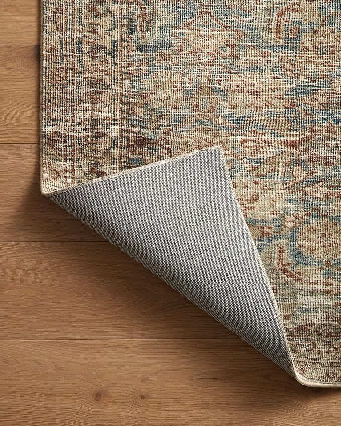 Loloi Amber Lewis Morgan Collection MOG-04 Sea/Sage 9'-6" x 13'-6" 38" Thick Area Rug feat. CloudPile, Neutral, Room Décor, Vintage Inspired, Livingroom, Bedroom, Dining Area