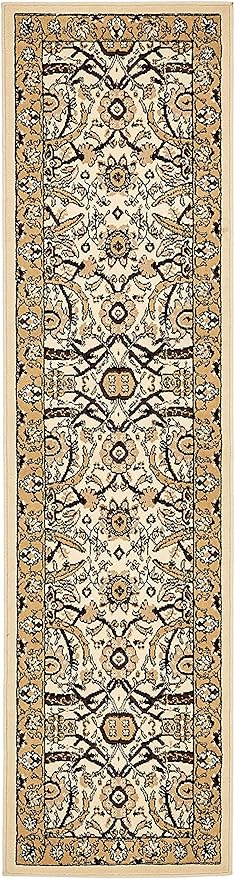 Unique Loom Espahan Collection Area Rug - Cape Cod (2' 2" x 8' 2" Runner, Ivory/ Beige)