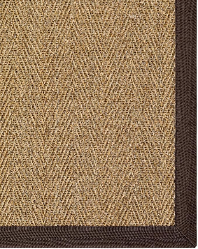 DEXI Hallway Runner Rug 3x7 Jute, Woven Braided Sisal Runner Non Slip, Entryway Farmhouse Runner Carpet for Indoor Luandry Hall Backdoor Bedroom, Natural/Brown