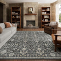 8x10 Washable Area Rugs Ultral Soft Non-Slip Stain Resistant Vintage Boho Large Carpet for High-Traffic Living Room & Dining Room