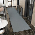 Ottomanson 2' x 24' Hallway Runner with Scraper Pile Extra Durable Non-Slip Rug Mat for Indoor & Outdoor Use - Ideal for Kitchen, Entryway, Patio & Garage - High-Traffic Carpet, Gray