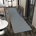 Ottomanson 2' x 55' Hallway Runner with Scraper Pile Extra Durable Non-Slip Rug Mat for Indoor & Outdoor Use - Ideal for Kitchen, Entryway, Patio & Garage - High-Traffic Carpet, Gray