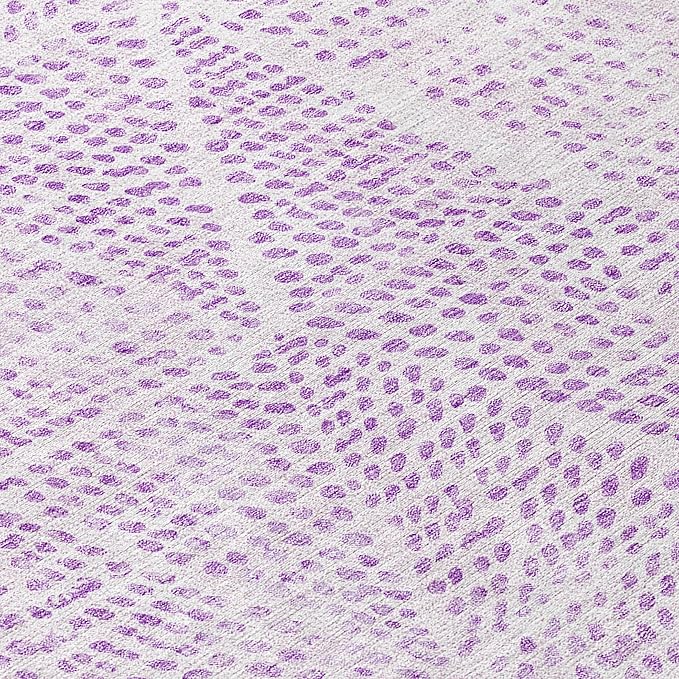Addison Rugs Chantille ACN591 Purple 1'8" x 2'6" Indoor Outdoor Area Rug, Easy Clean, Machine Washable, Non Shedding, Bedroom, Living Room, Dining Room, Kitchen, Patio Rug