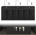 RVZONE RV Shoe Pockets 6 Large Pockets Heavy Hanging Bedside Storage Organizer with Sturdy Hooks Storage Pockets Hangs on bed for Shoes Toys and Tool Accessories
