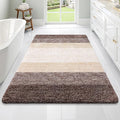 OLANLY Bathroom Rugs Mat 70x46, Extra Soft Absorbent Microfiber Bath Rugs, Rubber Backing, Quick Dry, Machine Washable Bath Mats for Bathroom Floor, Tub and Shower, Home Decor Accessories, Brown