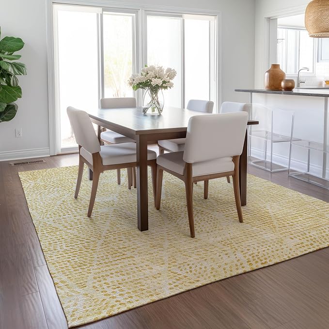 Addison Rugs Chantille ACN591 Wheat 2'6" x 3'10" Indoor Outdoor Area Rug, Easy Clean, Machine Washable, Non Shedding, Bedroom, Living Room, Dining Room, Kitchen, Patio Rug
