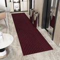 Ottomanson 2' x 14' Hallway Runner with Scraper Pile - Extra Durable Non-Slip Rug Mat for Indoor & Outdoor Use - Ideal for Kitchen, Entryway, Patio & Garage - High-Traffic Carpet, Red