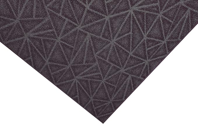 Furnish my Place Geometrical Pattern Indoor/Outdoor Refine Purple Rug, Abstract Area Rug, Runner Rug, Hallway Entry Carpet, Contemporary Rug for Living Room, Dining Room, Made in USA - 2' x 12'