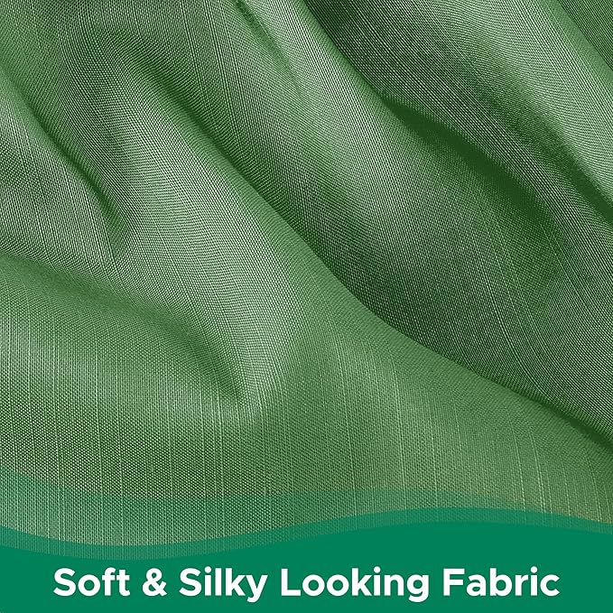 Biscaynebay Wrap Around Bed Skirts for King & Cal King Beds 16" Drop, Sage Adjustable Elastic Dust Ruffles Easy Fit Wrinkle Resistant Silky Luxurious Fabric Machine Washable