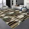 Large Living Room Area Rug 6x9ft,Modern Geometric Rugs, Multicolor Low Pile Farmhouse Carpet, Machine Washable & Non-Slip Non-Shedding for Classroom, Bedroom & Dorm