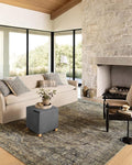 Loloi Amber Lewis Morgan Collection MOG-05 Spice/Lagoon 2'-3" x 9'-6" 38" Thick Runner Rug feat. CloudPile, Neutral, Room Décor, Vintage Inspired, Livingroom, Bedroom, Dining Area
