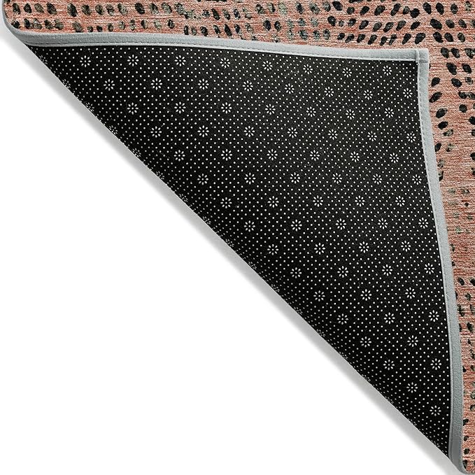 Addison Rugs Chantille ACN591 Salmon 9' x 12' Indoor Outdoor Area Rug, Easy Clean, Machine Washable, Non Shedding, Bedroom, Living Room, Dining Room, Kitchen, Patio Rug