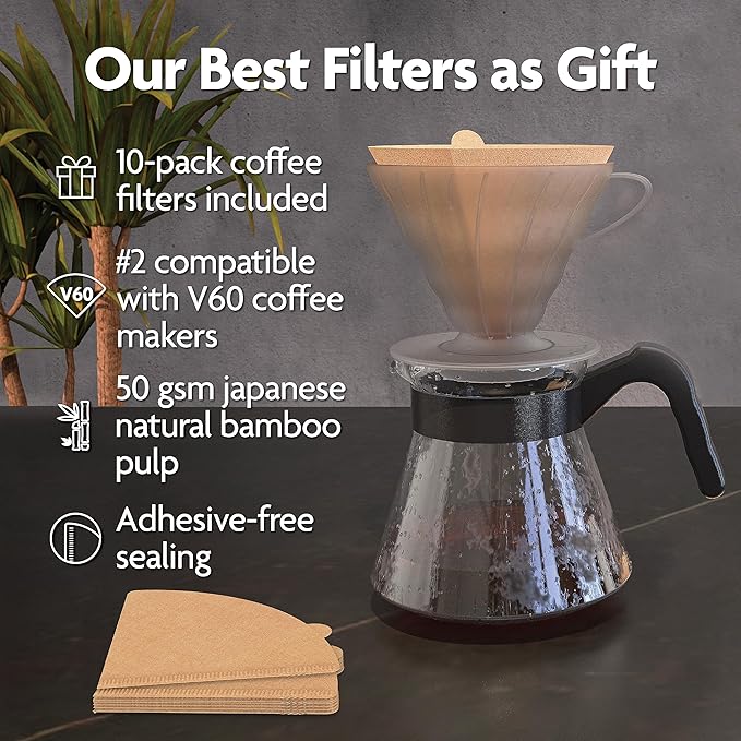 Viante Gooseneck Stovetop Pour Over Coffee Kettle, Built-in Thermometer