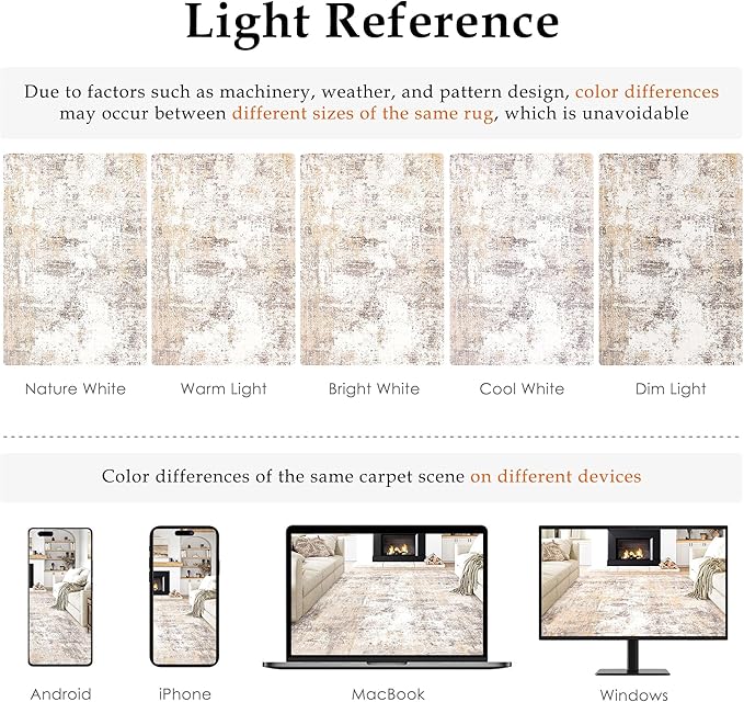 2x10 Washable Runner Rug Beige Grey Abstract Hallway Kitchen Throw Rug Neutral Modern Non Slip Soft Low Pile Carpet for Bathroom Laundry Bedroom Living Room