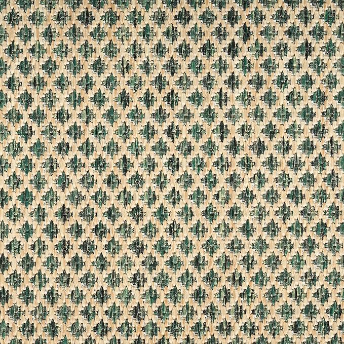 Nourison Home Courtyard Green 8' x 10' Area Rug - Easy Clean, Non Shedding, Bed Room, Living Room, Dining Room, Kitchen (8' x 10')